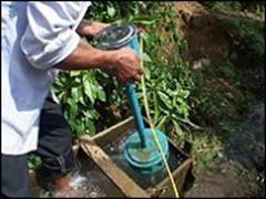  A pico hydro turbine (Source:BBC News). The text above describes the image.