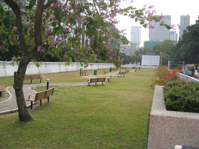 Kowloon Park. The text above describes the image.