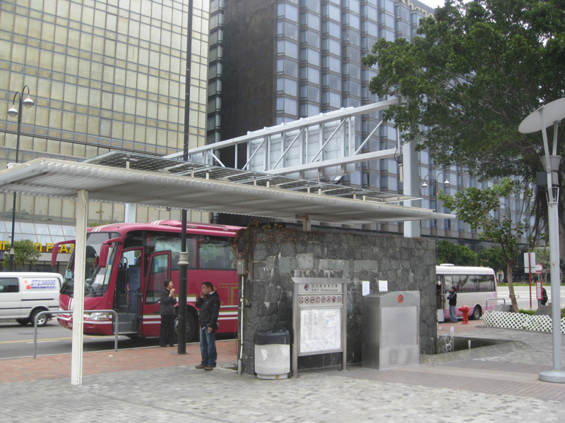 PV Installation in Tsim Sha Tsui Promenade. The text above describes the image.